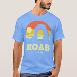 Moab Utah Arches Vintag Sunset T-Shirt