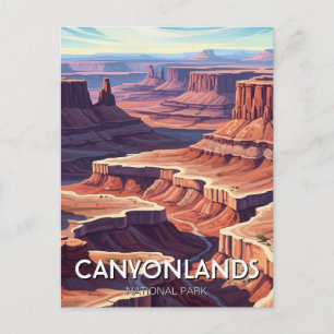 Moab Utah Canyonlands Nationalpark Needles Postkarte
