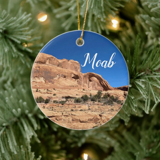 Moab Utah Christmas Keramik Ornament (Baum)