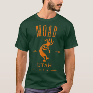 Moab Utah Kokopelli Souvenir abgenutztes Design  T-Shirt