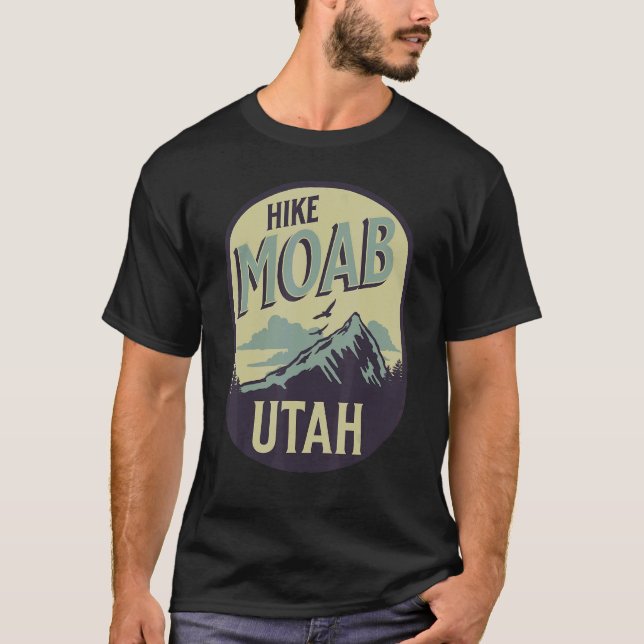 Moab Utah Nature Hike Mountain Outdoors T-Shirt (Vorderseite)