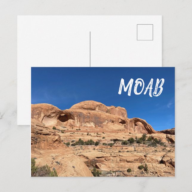 Moab Utah Postkarte (Vorne/Hinten)