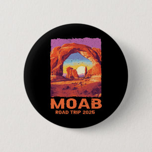 Moab Utah Roadtrip 2025 Wandern Berge Outdoor Button