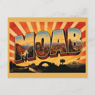 Moab Utah Rote Felscanyons Bögen Kunst Postkarte