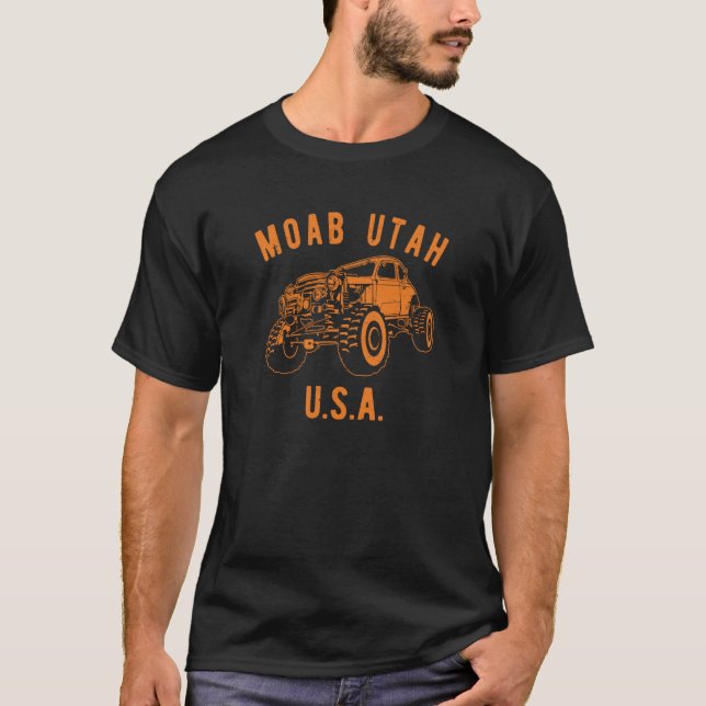 Moab Utah USA Off road Rock Crawler 4x4  9 T-Shirt (Vorderseite)