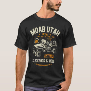 Moab Utah USA Offroad Slickrock Rock Crawler 4x4 9 T-Shirt