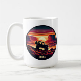 Moab Utah UTV Sunset Red Rocks Kaffeetasse