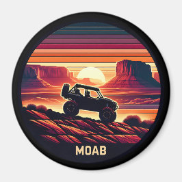 Moab Utah UTV Sunset Red Rocks Magnet