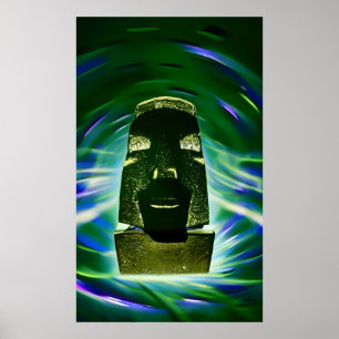 Moai-Boot Poster
