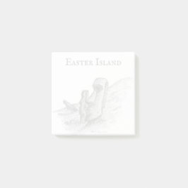 Moai, Osterinsel, Chile Post-it Klebezettel