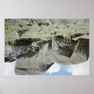 Moai Pit im Himmel Poster