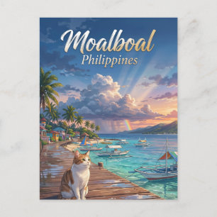 Moalboal Philippinen Postkarte