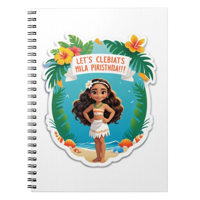 Moana’s Island Birthday Vibes! Notizblock (Vorderseite)