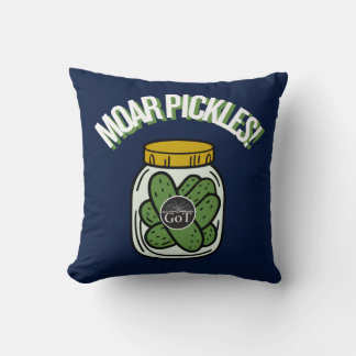 Moar Pickles! Throw Pillow Kissen