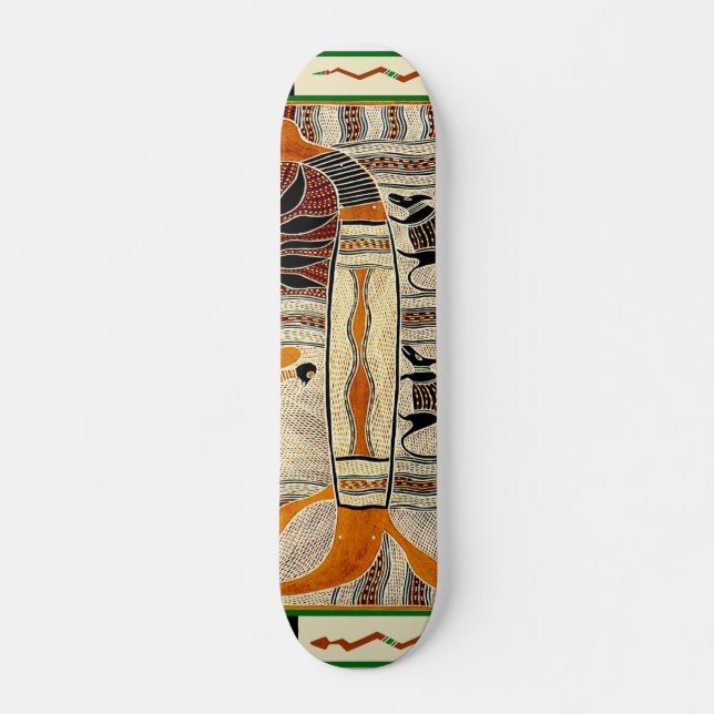 Moari Tribal Skateboard (Vorne)