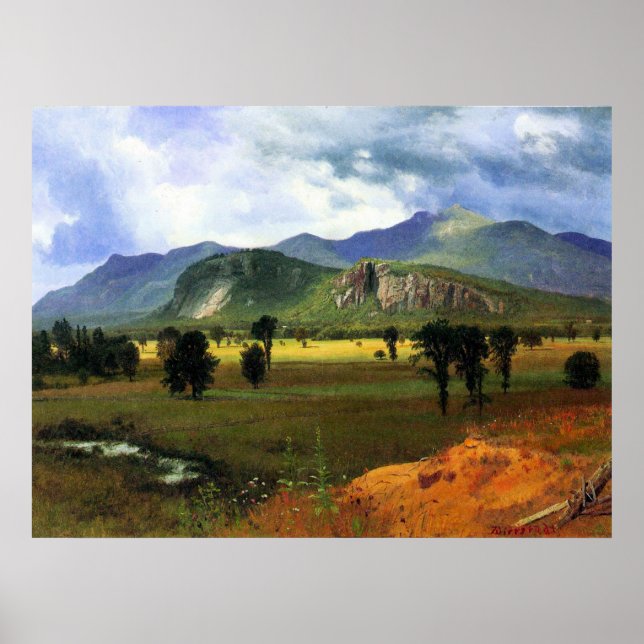 Moat Mountain, New Hampshire Bierstadt Poster (Vorne)
