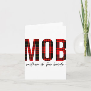Mob Mother of the Bride Polterabend Wedding Bac Karte