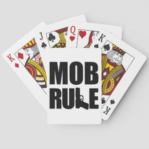 Mob Rule Hand Gun Spielkarten