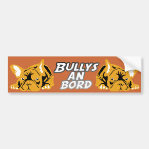 Mobber an Bord orange Autoaufkleber
