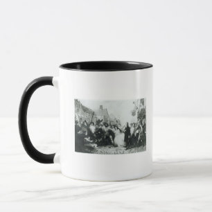 Mobbing von John Wesley bei Wednesbury Tasse
