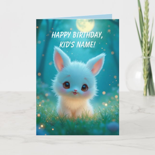 MÖBEKRITTER BIRTHDAY CARD FÜR KINDER DANKESKARTE (Vorderseite)