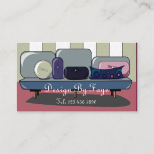 Möbel-oder Innenarchitekt-Visitenkarte Visitenkarte