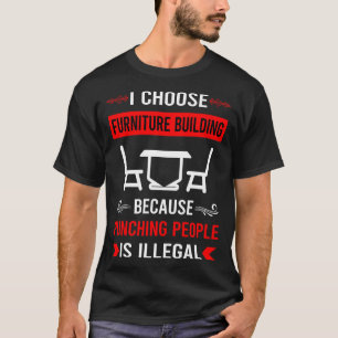 Möbelbau Bauherr Tischlerei Tischler T-Shirt