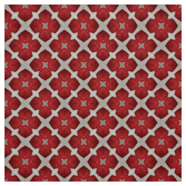 Möbelstoff Glitch2 Red Gray Stoff (Muster)