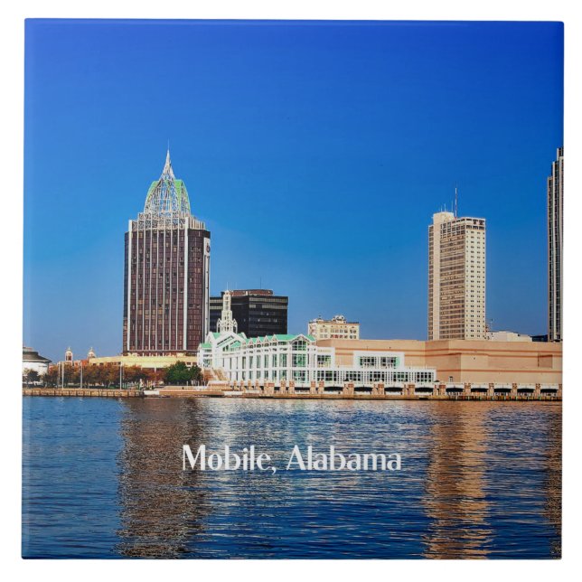 Mobile, Alabama City Fliese (Vorderseite)