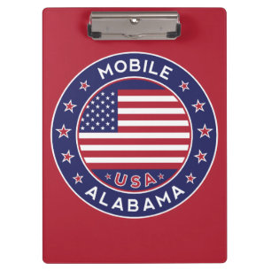 Mobile, Alabama Klemmbrett