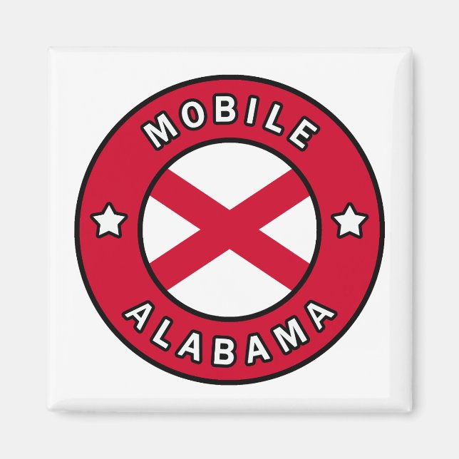 Mobile Alabama Magnet (Vorne)
