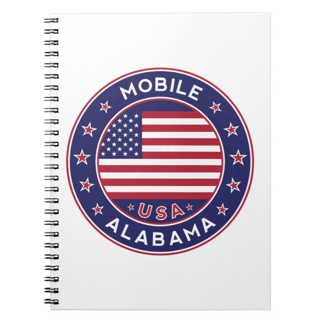Mobile, Alabama Notizblock (Vorderseite)