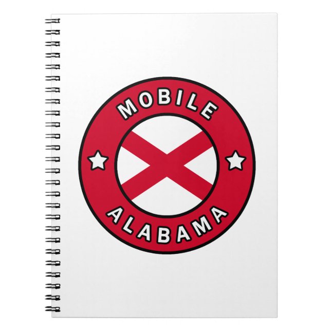 Mobile Alabama Notizblock (Vorderseite)