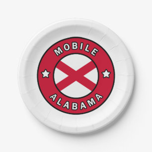 Mobile Alabama Pappteller