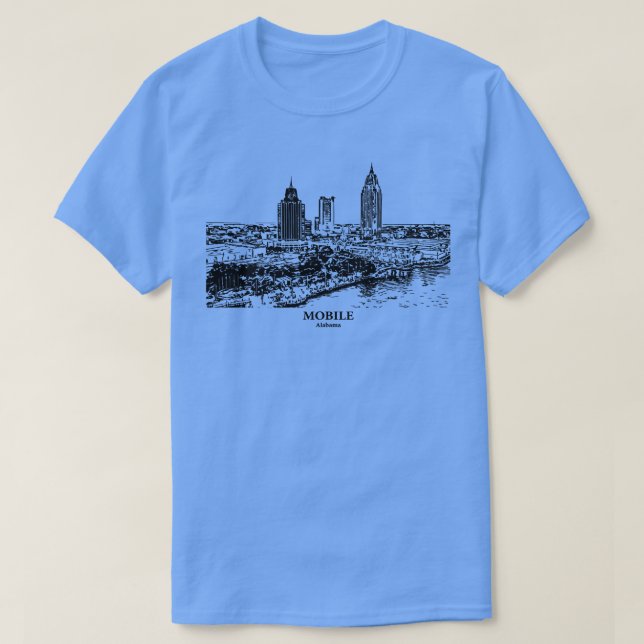 Mobile Alabama TShirt 3 (Design devant)