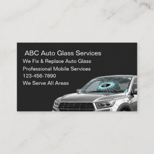 Mobile Autoglasdienstleistungen Visitenkarte