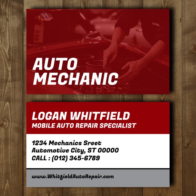 Mobile Automechaniker Visitenkarte (Von Creator hochgeladen)