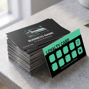 Mobile Autowäsche & Detailanpassung individuell Treuekarte