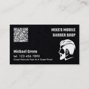 Mobile Barren Premium Custom QR Visitenkarte