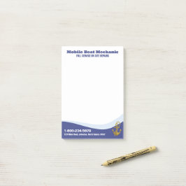 Mobile-Boat-Mechanismus Post-it Klebezettel