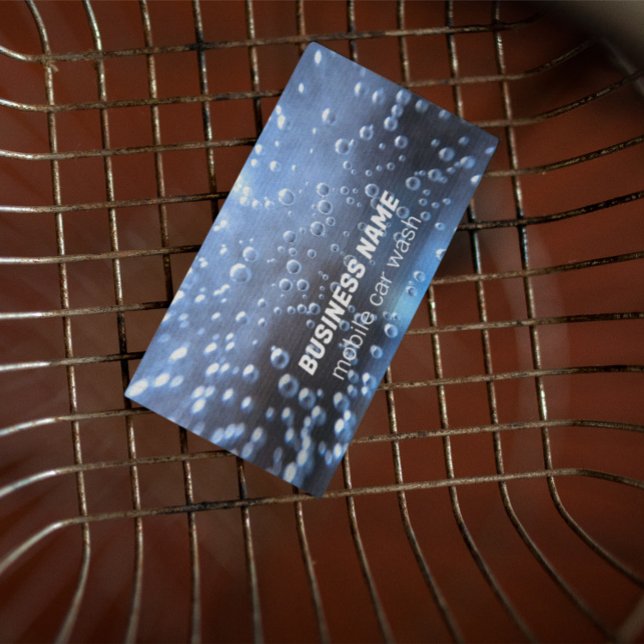Mobile Car Wash Business Card Visitenkarte (Von Creator hochgeladen)