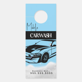 Mobile Car Wash Detailing B Door Hanger  Türanhänger