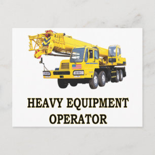 MOBILE CRANE POSTKARTE
