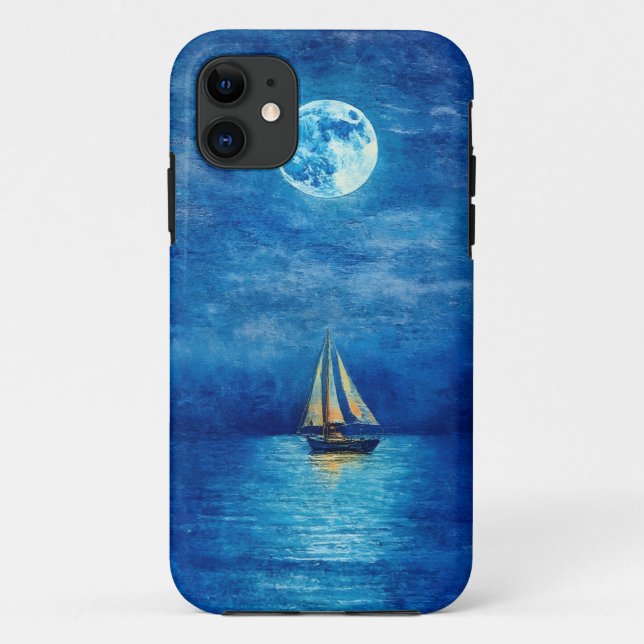 Mobile Fall Moonlit Voyage Case-Mate iPhone Hülle (Rückseite)