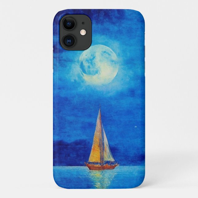 Mobile Fall Moonlit Voyage Case-Mate iPhone Hülle (Rückseite)