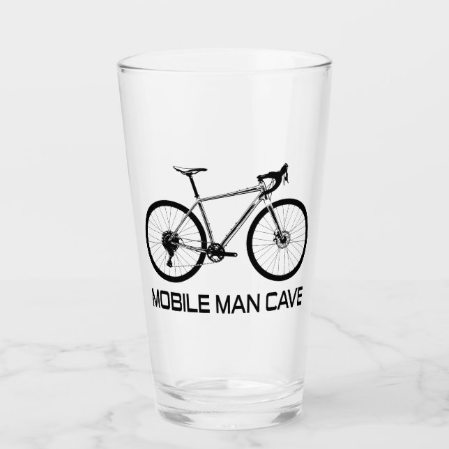 Mobile Man Cave Bike Glas (Vorderseite)