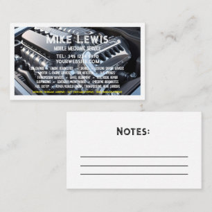 Mobile Mechanik Visitenkarte