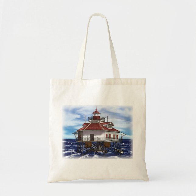 Mobile Middle Bay Lighthouse Tragetasche (Vorne)