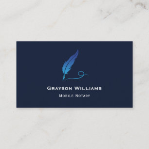 Mobile Notar QR Code Business Card Visitenkarte