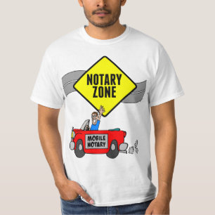 Mobile Notar Zone Gelbe Straße Schild Red Sports C T-Shirt